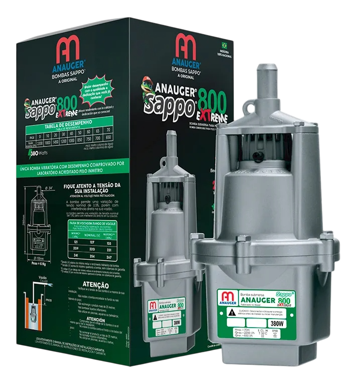 BOMBA ANAUGER 800 380w 220v ANAUGER 6,5A