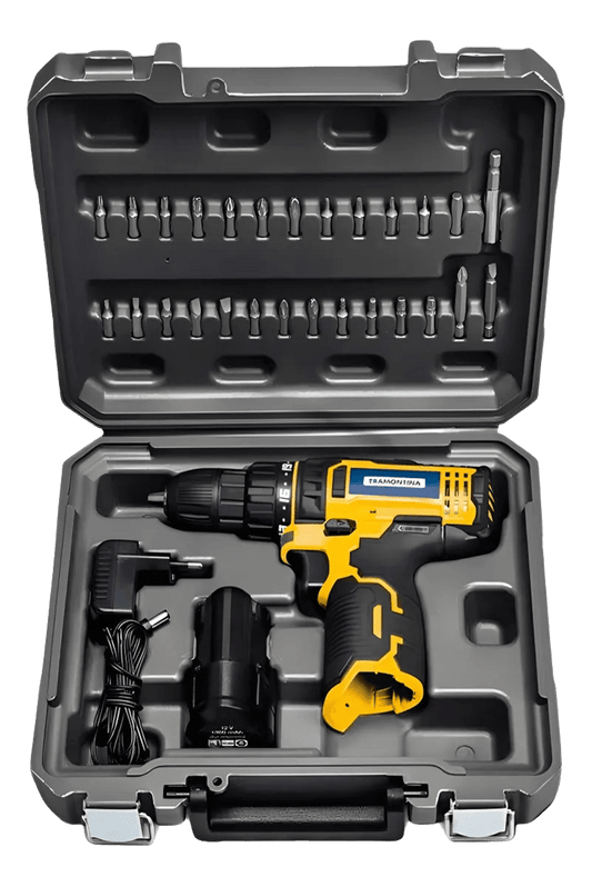 Kit Parafusadeira 12v 30 peças Tramontina